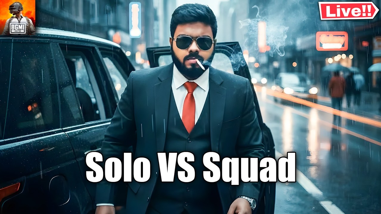 🔴Solo vs Squad BGMI 4.2 UPDATE Live #shorts #youtubeshorts #bgmi #pubgmobile