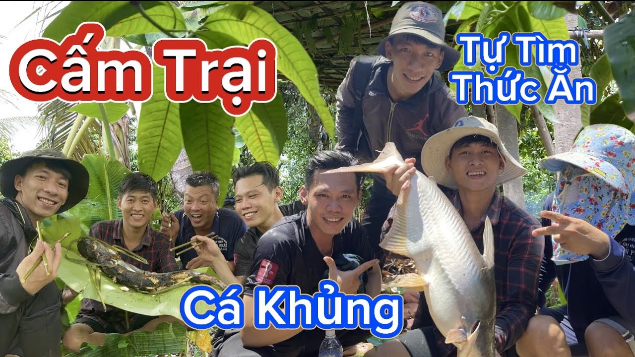 HoàiPhong TV - Sinh Tồn , Cấm Trại, Tự Tìm Thức Ăn, Bắt Cá Khủng , Sau Cơn Mưa @Hoài Phong TV