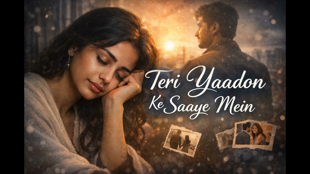 Teri yaadon ke saaye mein slowed reverb emotional song 😭#jiskeaanesemukammalhogayithizindagisong 