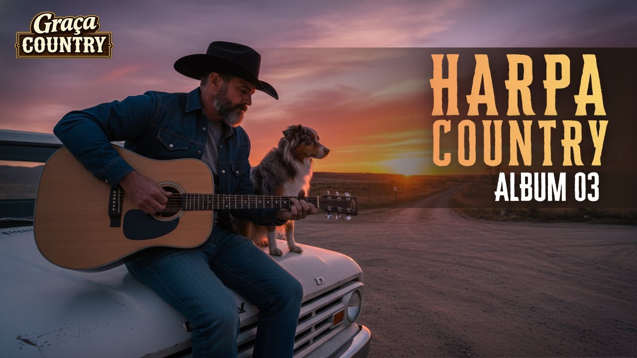 🎸 HARPA COUNTRY - ALBUM 03 | Graça Country | Hinos Clássicos da Harpa Cristã em Country Gospel 🤠✝️