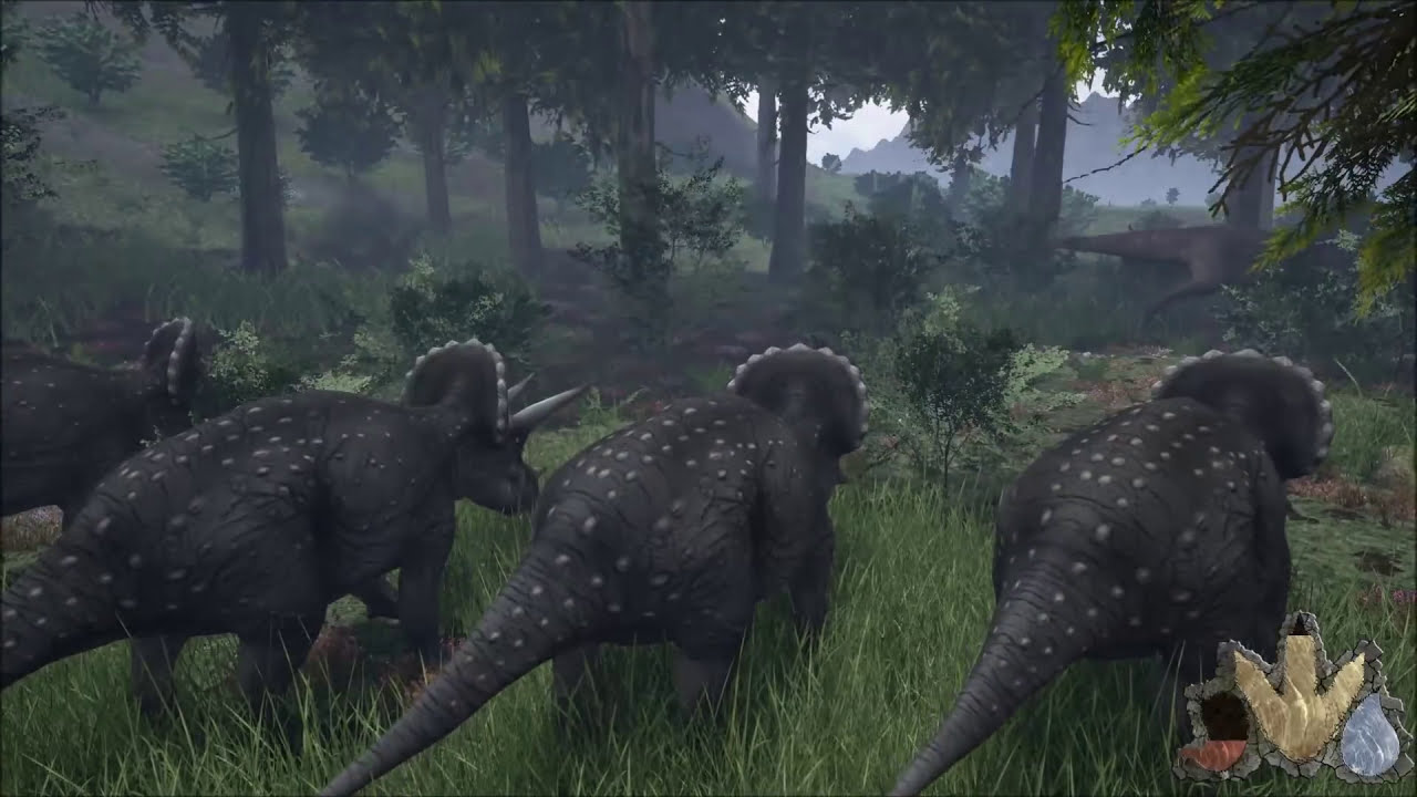 The Triceratops March | The Isle Realism