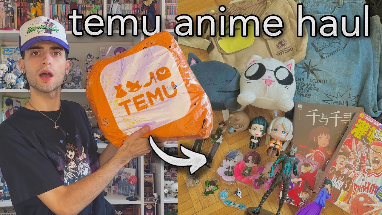 buying the BEST anime products from temu!