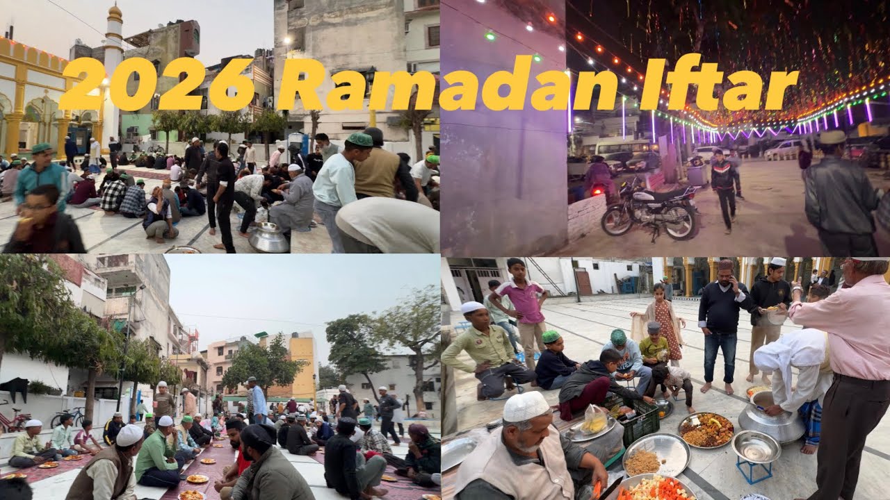 Ramadan 1st iftar | Taraweeh at Jamamsjid Sadar Bazar Delhi Cantt Iftarmoment ✨