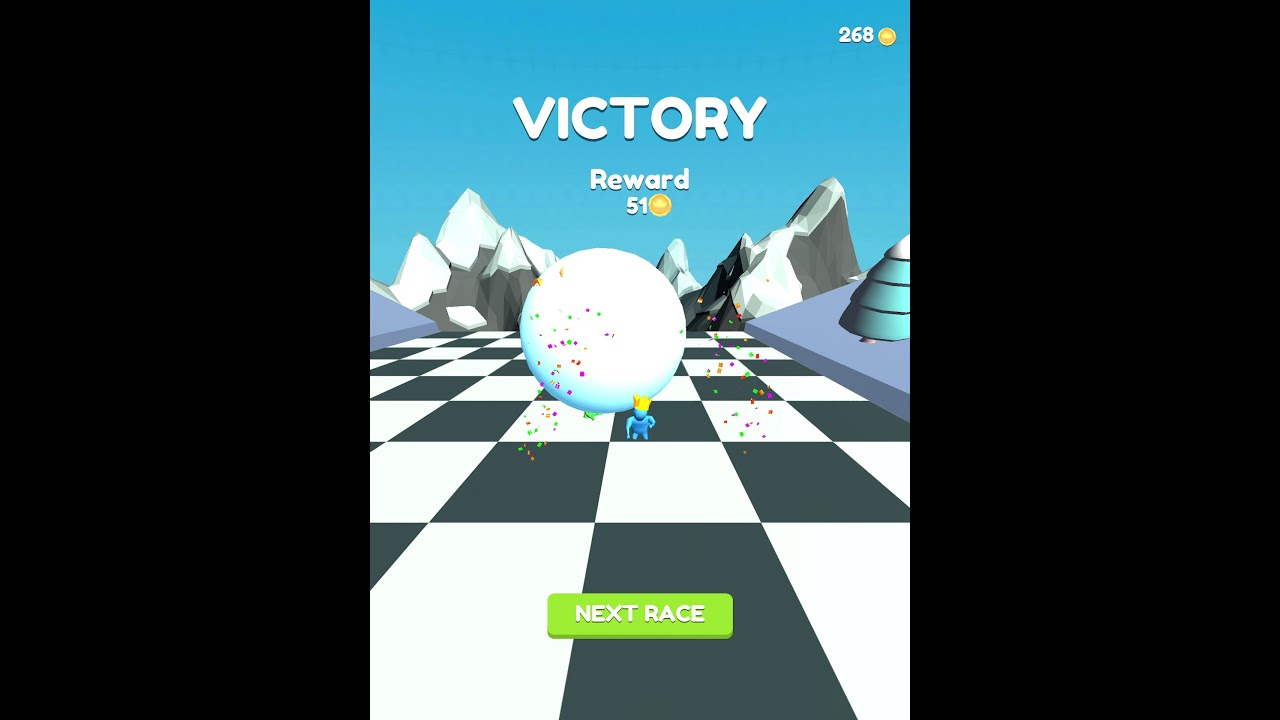 Snowball 3D.io - Roll the ball to the finish