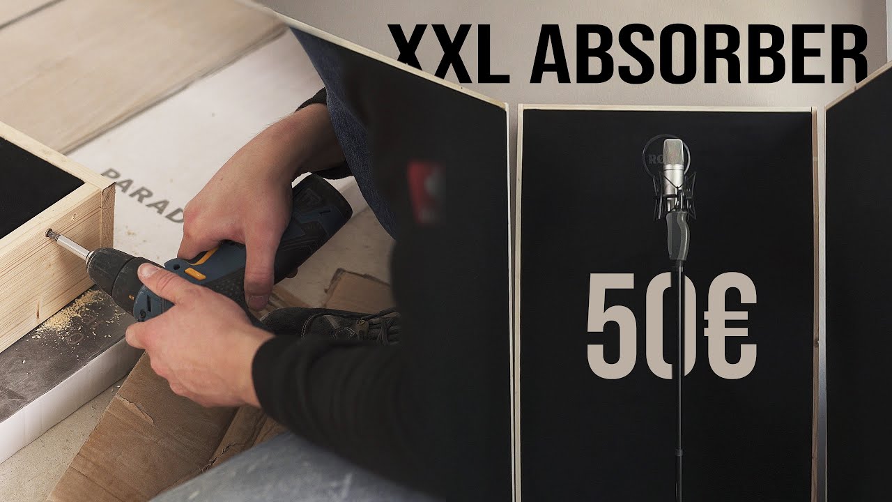 DIY Absorber für besseres Mixing & Aufnehmen