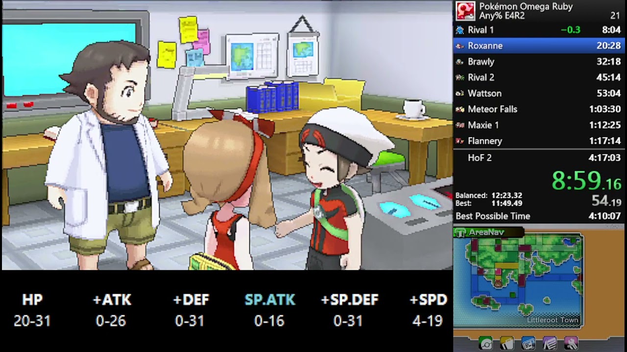 Pokemon Omega Ruby Round 2 Speedrun in 4:15:22 (Former WR)