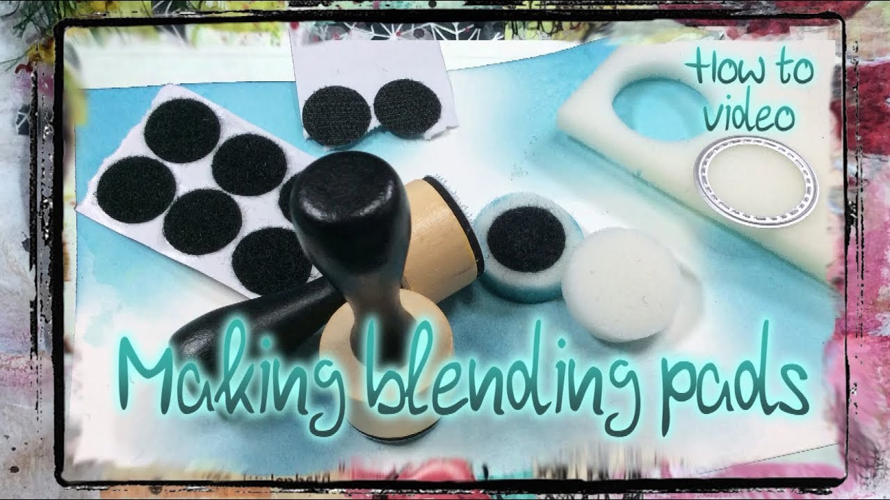How to make blending tool pads DIY