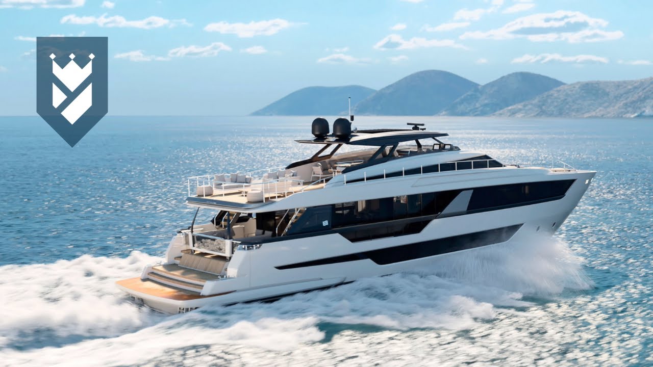 FERRETTI YACHTS FABULOUS NEW FERRETTI 1000!