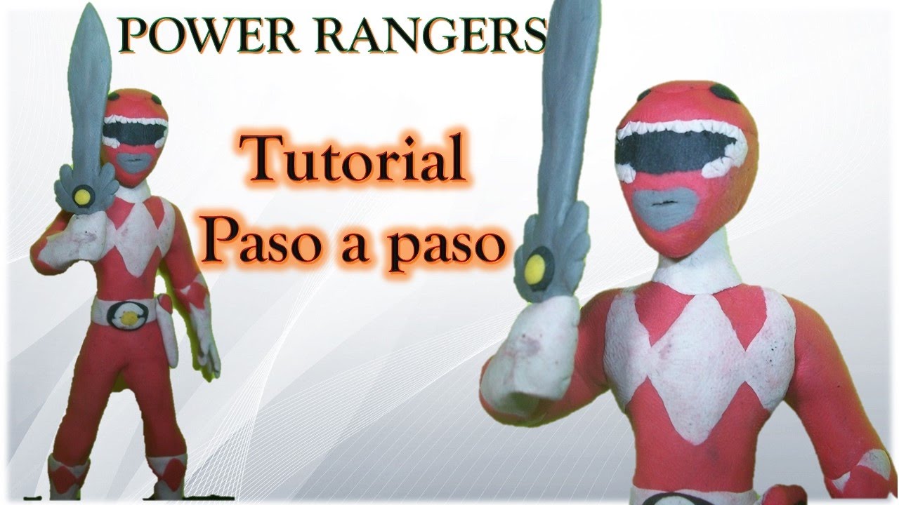 POWER RANGERS ESPECIAL ✅ Como hacer a un Power Rangers de Plastilina Tutorial