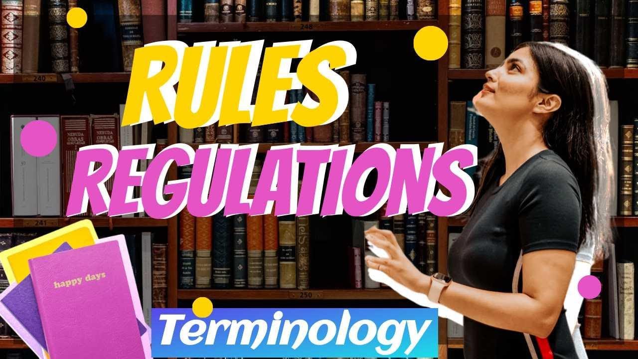 Rule And Regulation Meaning In Hindi | Rule And Regulation Me Kya Antar Hai | Amitopedia