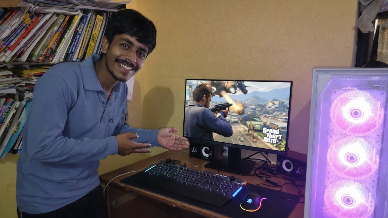 New PC🖥️Mai Gta5 Khel Liya 😍