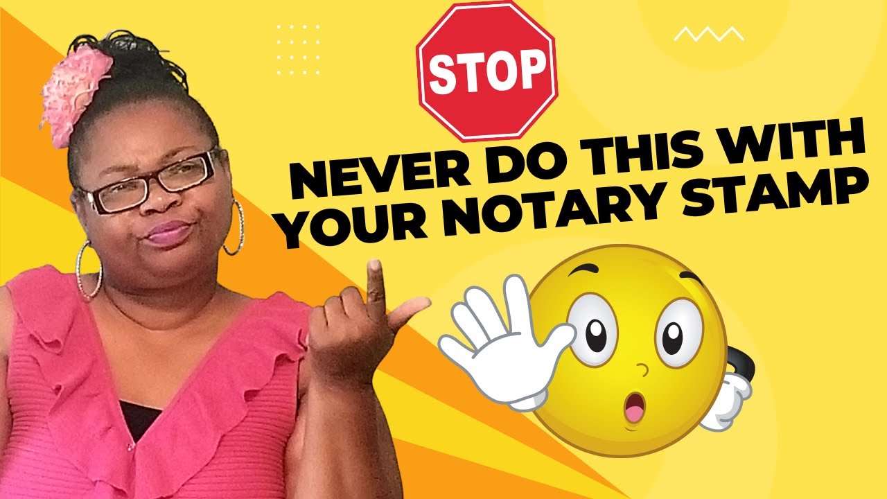 How to Use a Notary Stamp/ refill  notary stamp ink, General Notary Work/ Loan Signing Agent