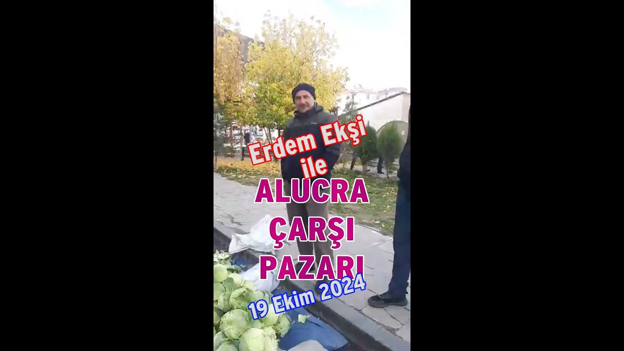 Erdem Ekşi tarafından 19 Ekim 2024 tarihinde (Çarşı) Alucra Pazarı'ndan yapılan canlı yayın