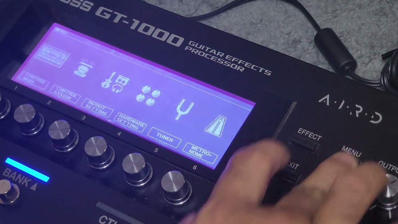 ทดสอบการใช้งาน boss gt1000 ก่อนจัดส่ง