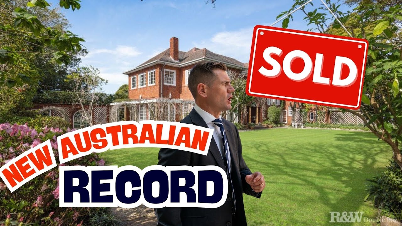 New AUSTRALIAN RECORD for the MOST EXPENSIVE HOME EVER SOLD AT AUCTION!