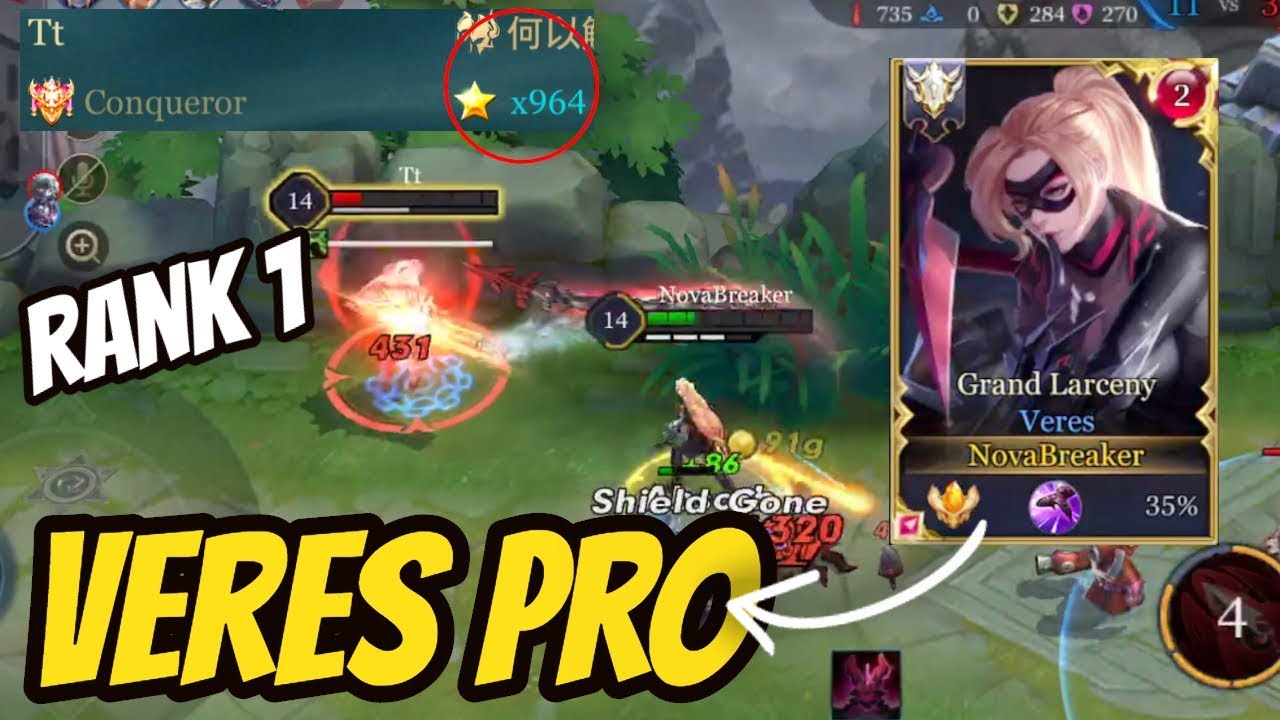 VERES NEW PATCH VS TOP 1 EU FT. TQ RUIZ  | AoV | 傳說對決 | RoV | Li&ecirc;n Qu&acirc;n Mobile