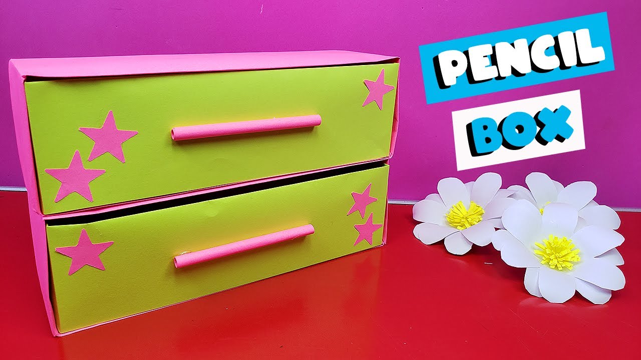 🌼 Organizador de escritorio de papel | Pencil Box | Paper closet Box | Origami