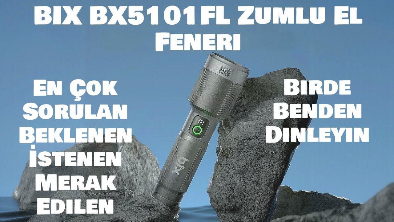 Bix BX5101FL 60W Zumlu El Feneri İncelemesi. Çok İstediniz ve Artık Sizlerle.