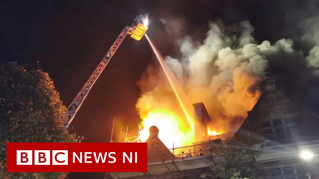 Belfast fire: 'All my work is in that building'