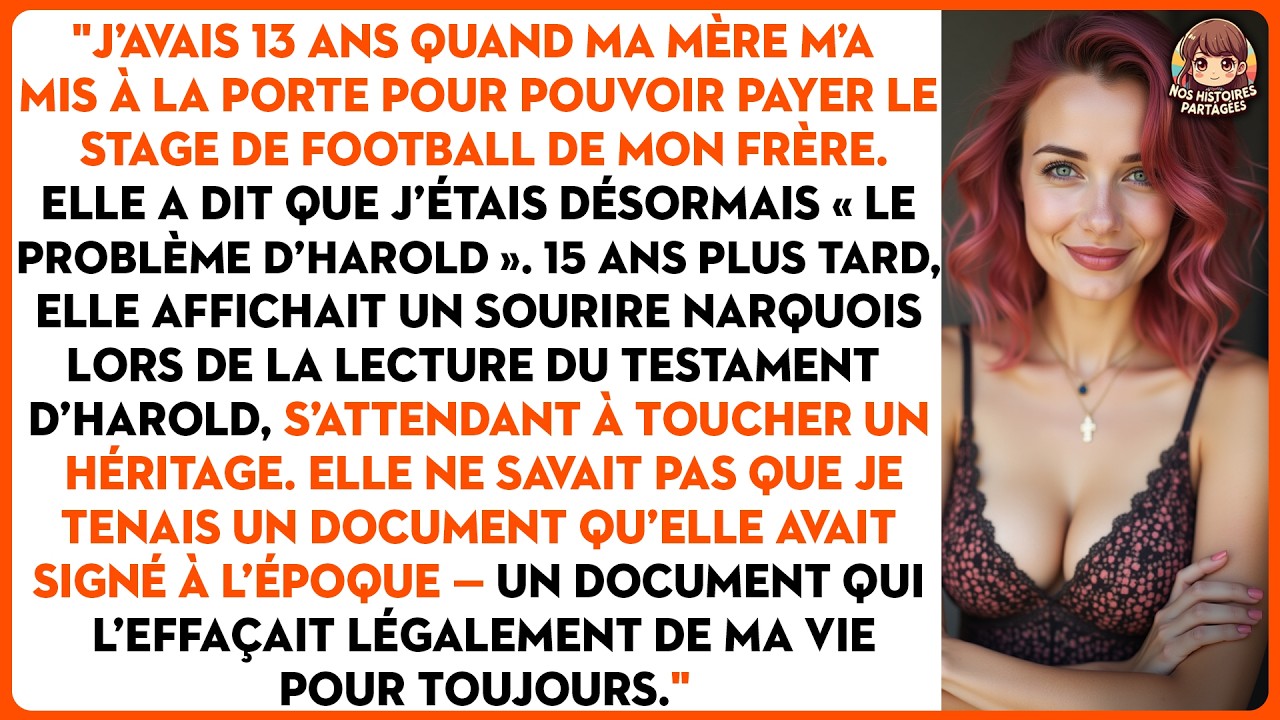 J’avais 13 ans quand ma mère m’a mis à la porte pour pouvoir payer le stage de football de mon frère