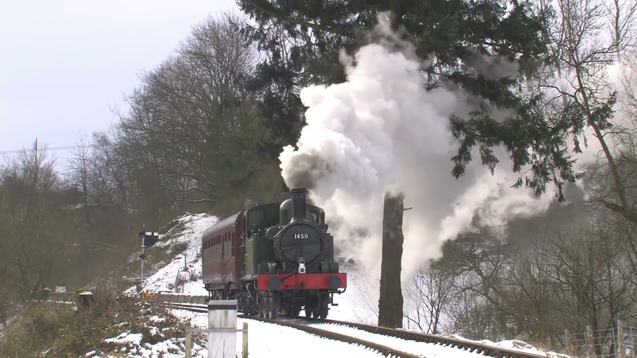 1450 on an Autotrain at the Severn Valley Railway