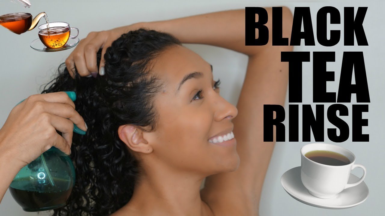 BLACK TEA HAIR RINSE - STOP SHEDDING AND HAIR LOSS - DIY