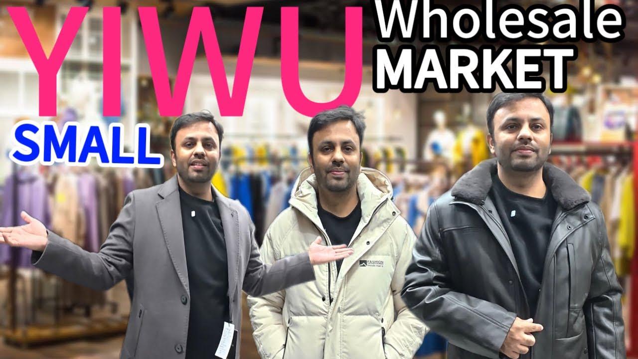 Small Yiwu Wholesale Market in China || Winter Shopping leather jackets Coats 