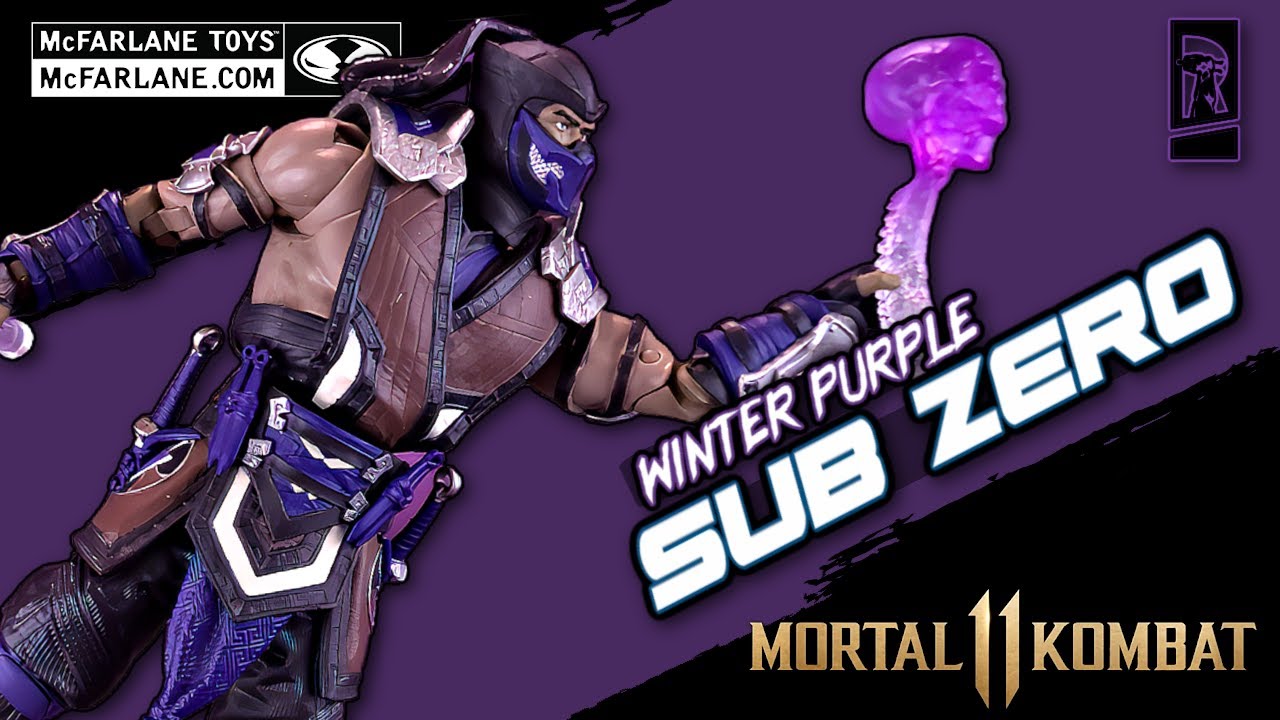 McFarlane Toys Mortal Kombat 11 Winter Purple Sub Zero Figure Review
