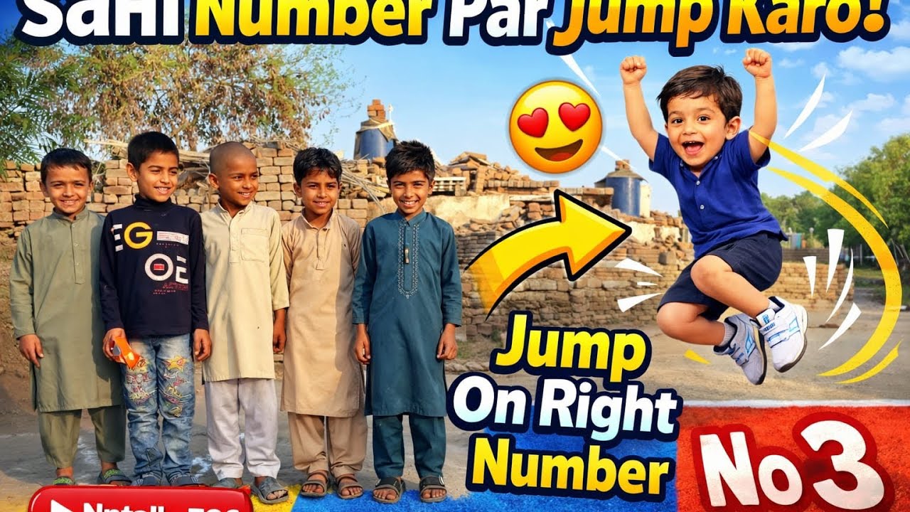Jump On The Right Number Challenge | Kids Activities | Nntalks786