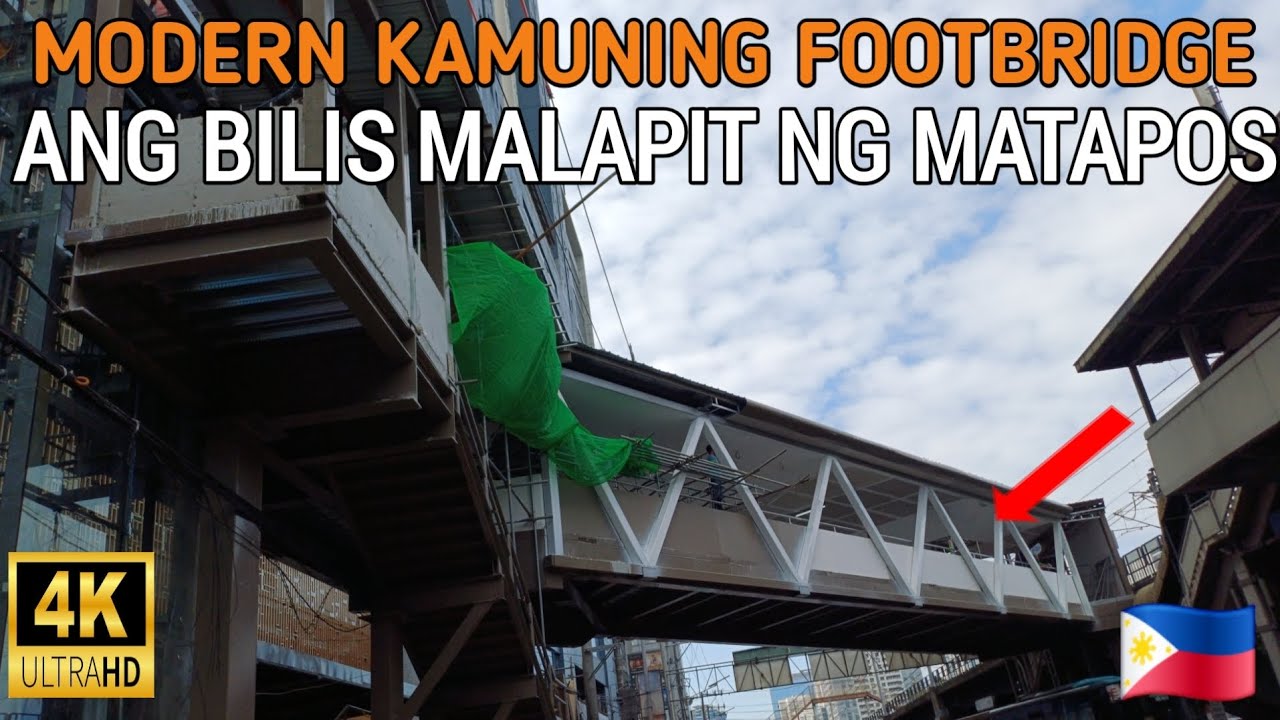 GRABE! ANG BILIS MALAPIT NG MATAPOS SOUTHBOUND AREA | NEW MODERN KAMUNING FOOTBRIDGE 
