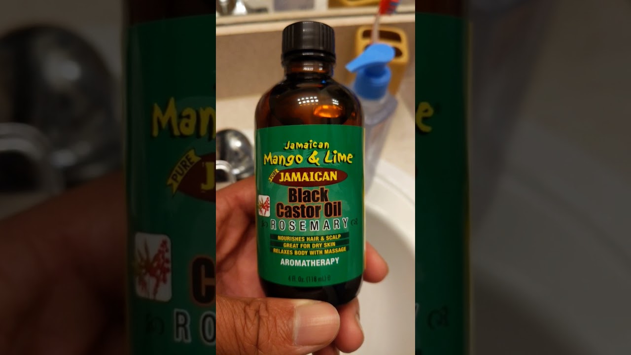 Jamaican mango and lime castor oils are THE TRUTH when it comes to dry scalp, and hair growth