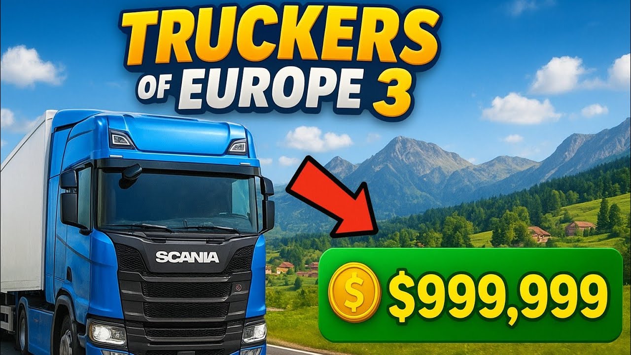 TRUCKERS OF EUOPE 3 MOD APK [unlimited money],JINSI YAKUDAWNLOAD.
