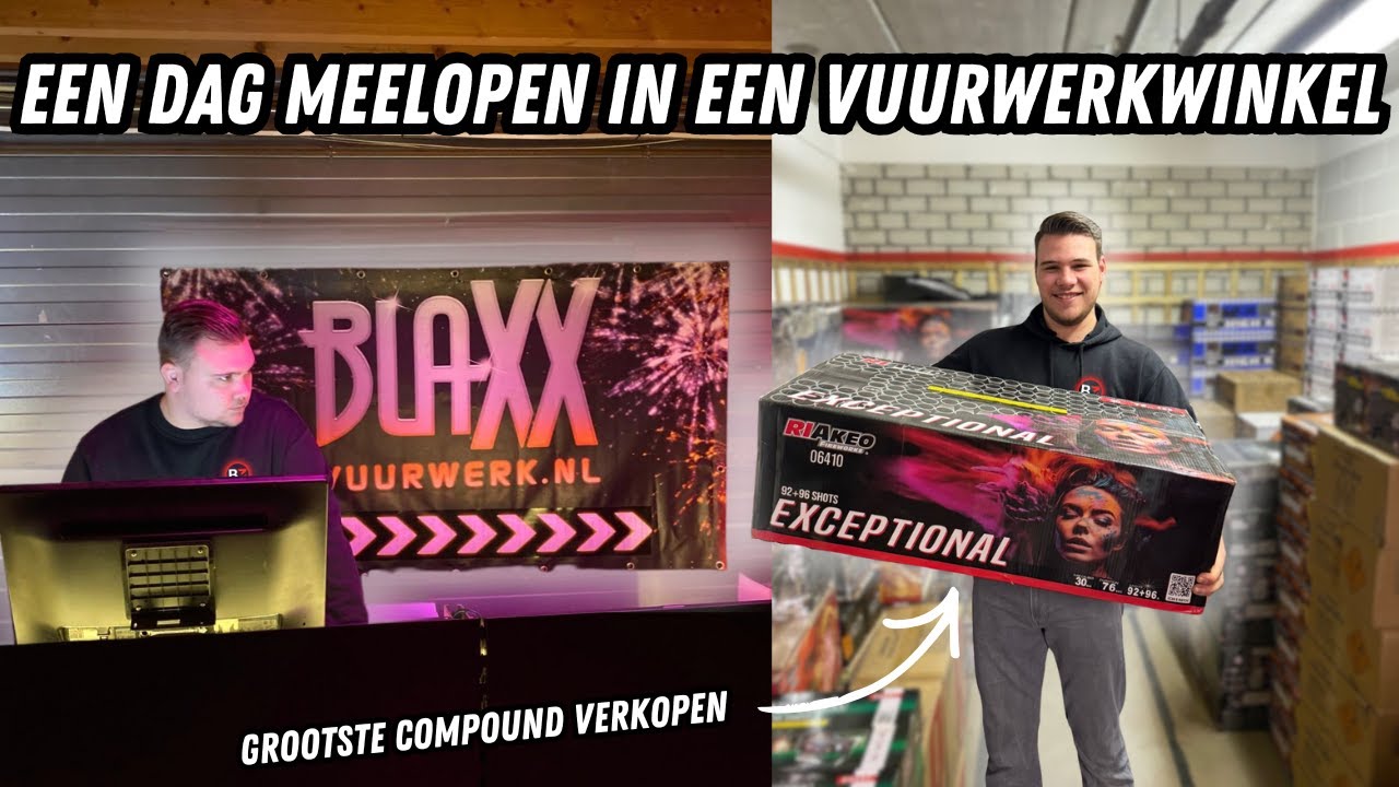 WIJ VERKOPEN DUIZENDEN EURO'S AAN VUURWERK!