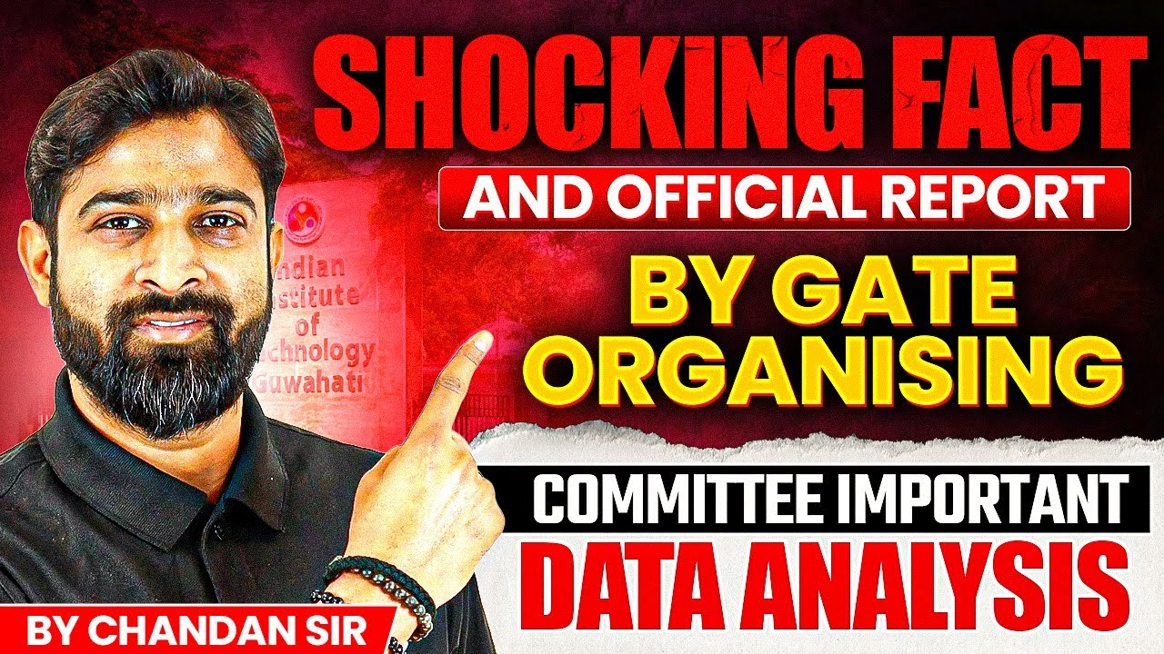 GATE 2025 Official Report Released By GATE IIT Roorkee | GATE Shocking Fact And Data Analysis