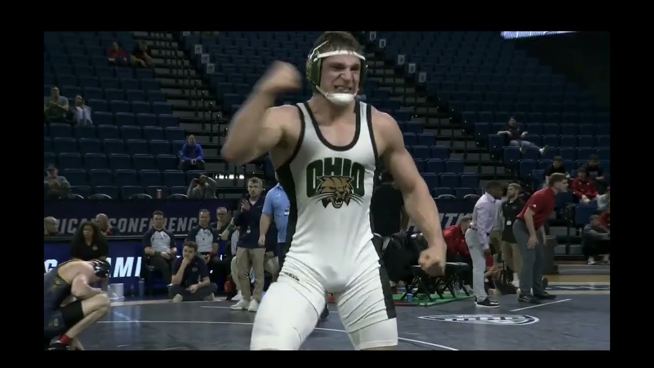 197lbs Zayne Lehman (Ohio) vs Blake Schaffer (Kent State)