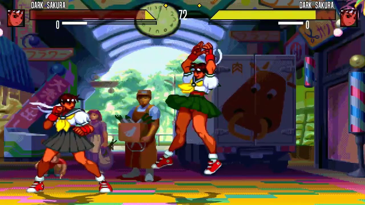 Char Hi-Res Mugen - Dark Sakura (Original POTS Style)