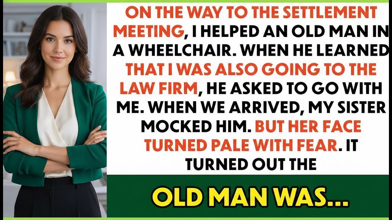 I Walked Into the Inheritance Meeting With a Beggar — My Sister Didn’t Know Who He Really Was