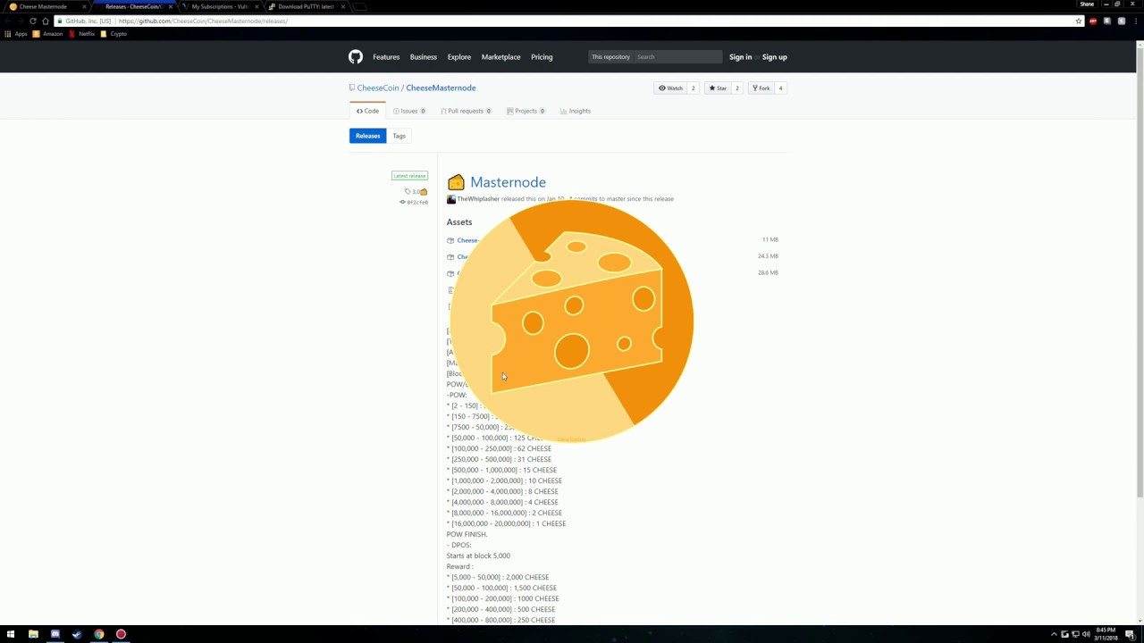 Official Cheese Coin Masternode VPS Tutorial