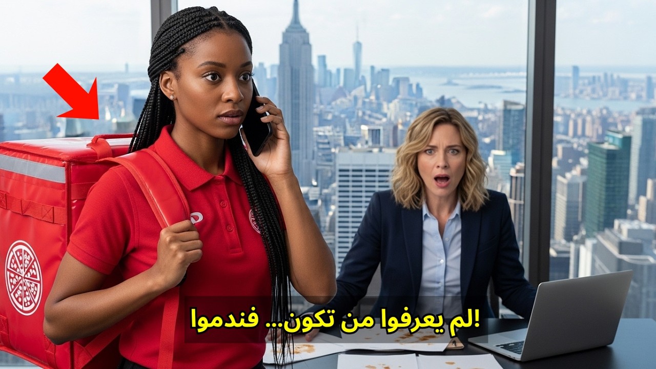 ضحكوا على فتاة التوصيل… لكن عندما تكلّمت العربية تغيّر مصير الشركة بالكامل