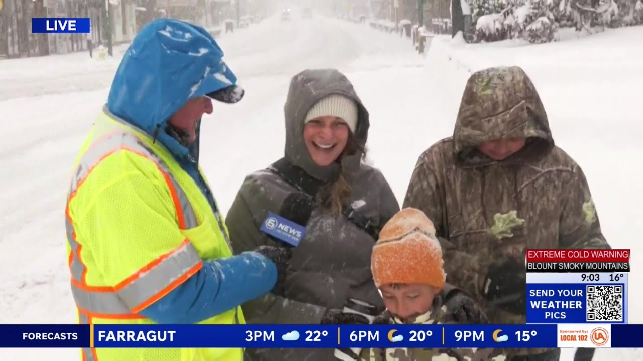 Tampa mom takes kids to Tennessee to see snow