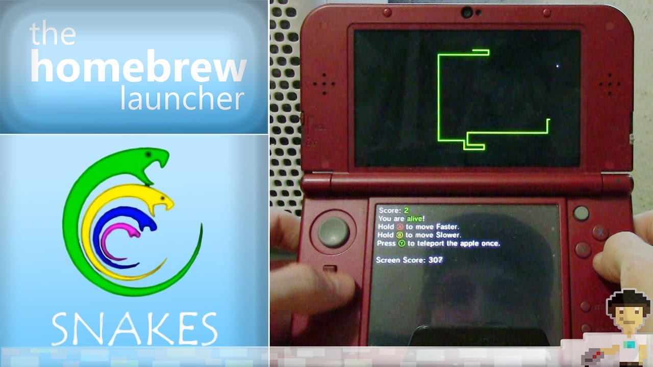 8 Player Battles + Multiple Gamemodes | Snakes | 3DS Homebrew Showcase