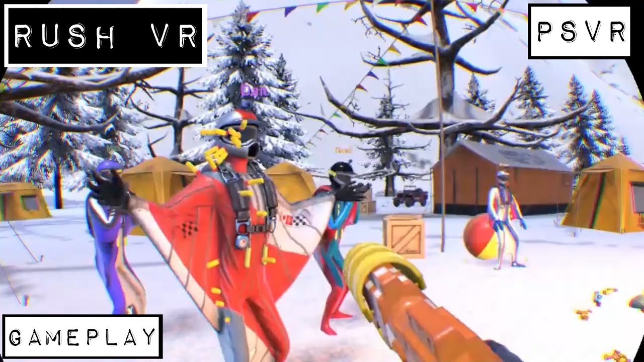 RUSH VR - PlayStation VR 1 - PS4 Gameplay 