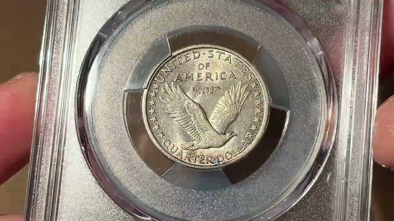1917-S Type 1 Standing Liberty Quarter, PCGS AU58