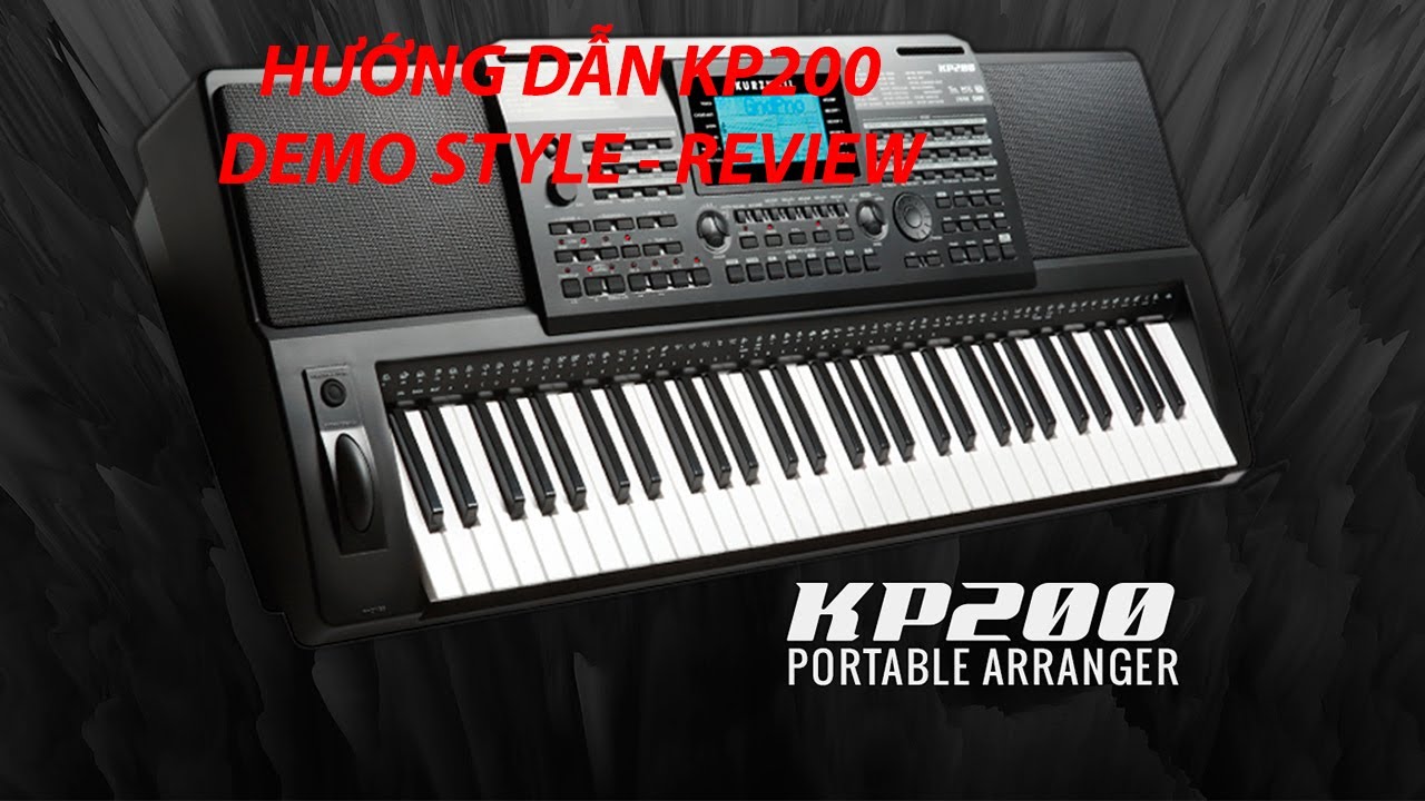 KURZWEIL KP200 - Style Demo - Review