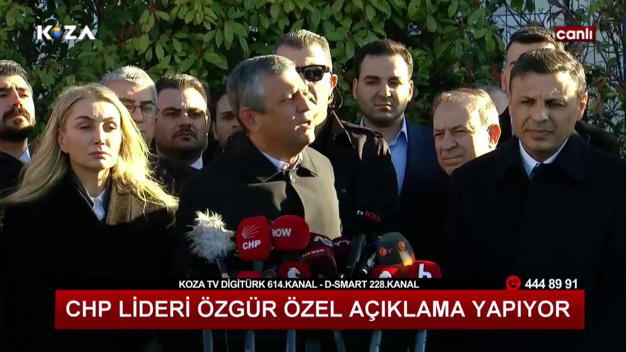 CHP Lideri Özgür ÖZEL Açıklama Yapıyor  #CanlıYayın