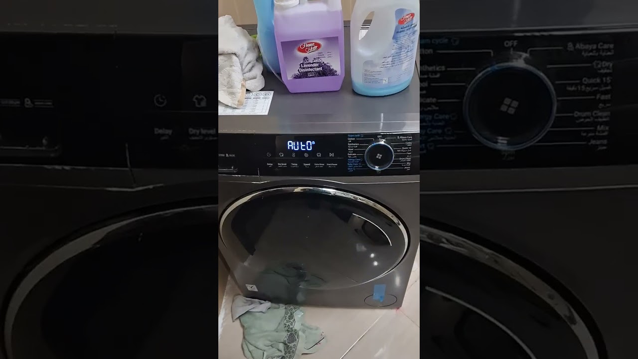 Washing Whites in the Haier Washing Machine