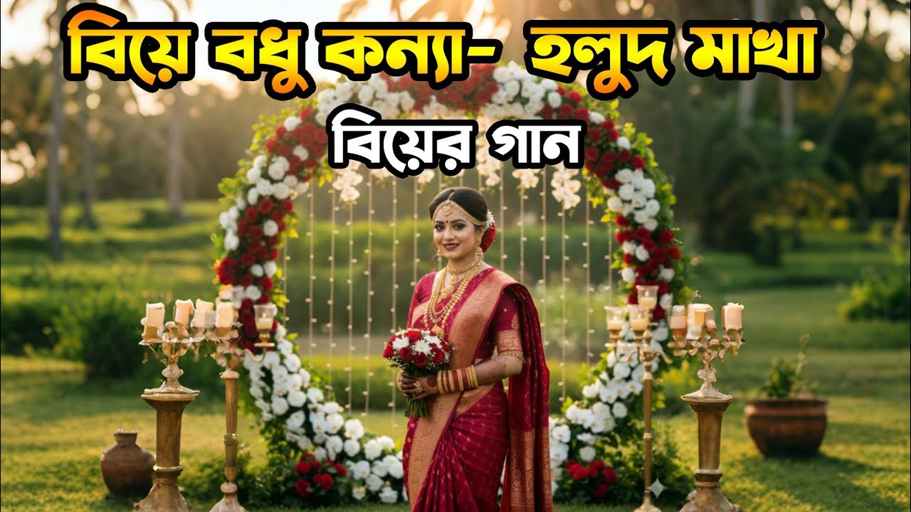 বিয়ে বধু কন্যা – হলুদ মাথা | নতুন বিয়ের গান | Bangla Wedding Song 2026