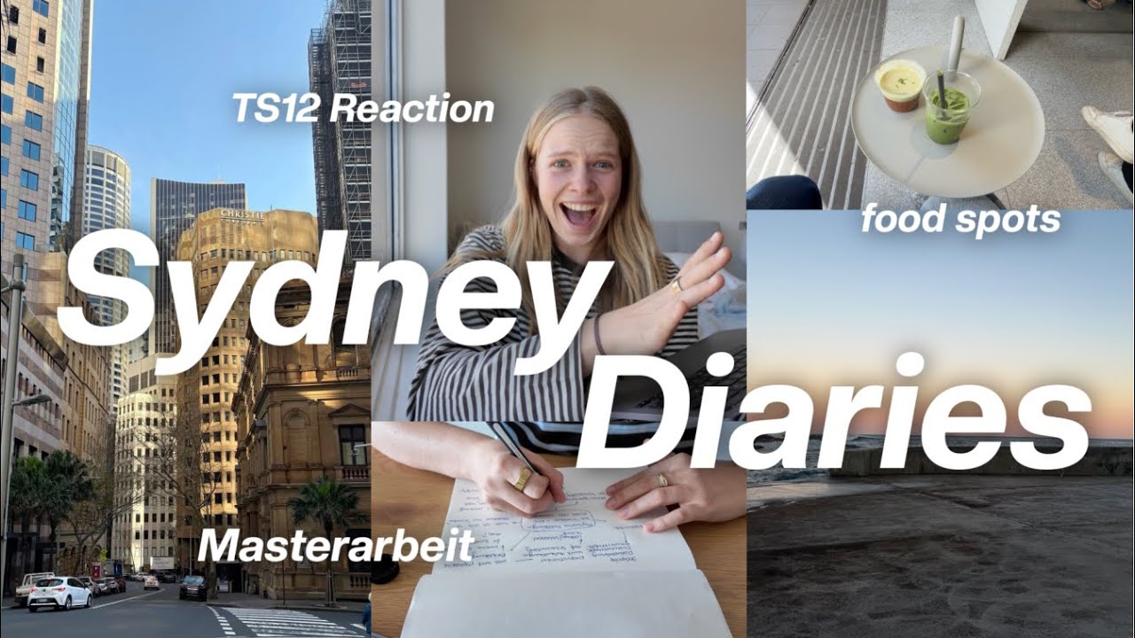 Sydney Diaries 🌸🧃I beach days, erste Schritte Masterarbeit & TS12 Reaction I weekly vlog I Hanna