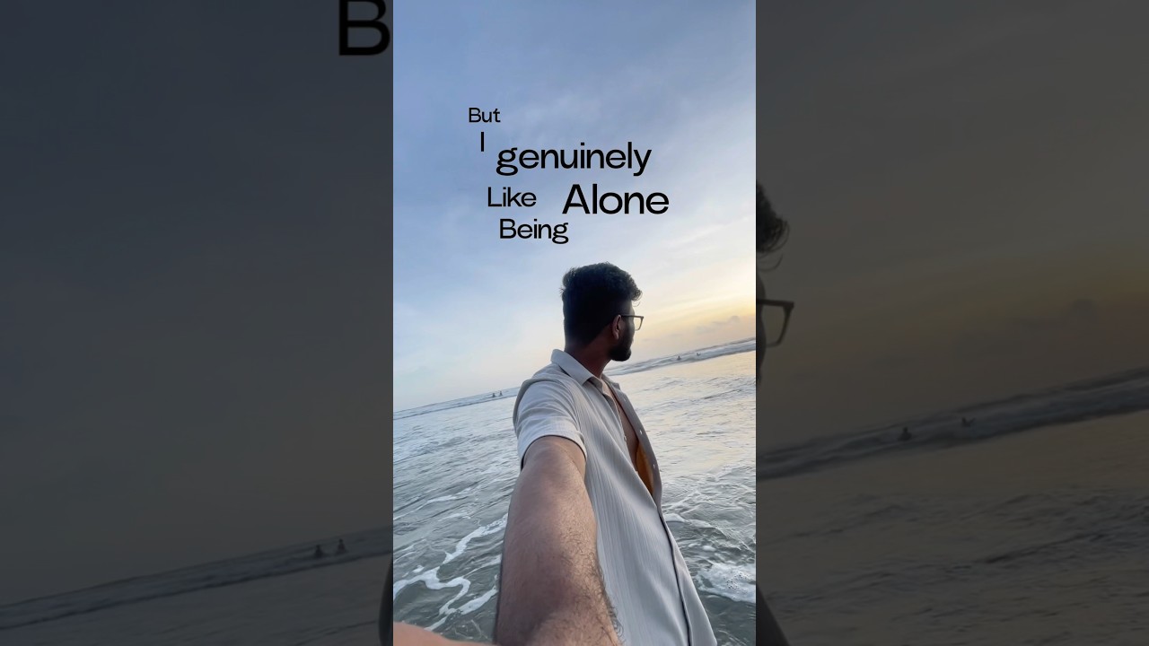 Not lonely. Just spending time with myself . Being alone helped me think clearly and grow.