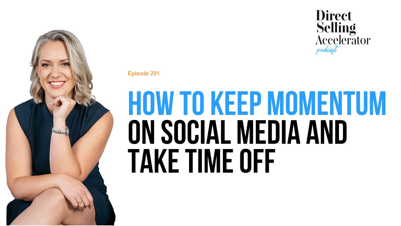 How to keep momentum on social media AND take time off
